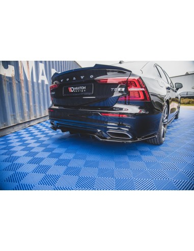 Lip trasero central Volvo S60/V60 Mk3 (R-Design)(Con barras verticales)