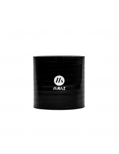 Manguito Silicona recto 57mm Negro