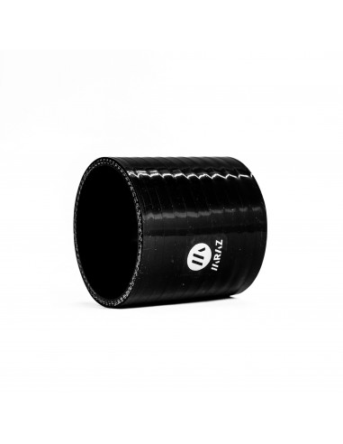 Manguito Silicona recto 76mm Negro
