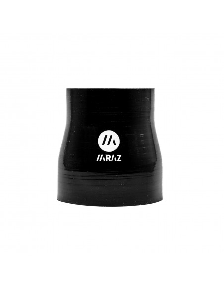 Manguito reductor silicona recto 51-63mm Negro