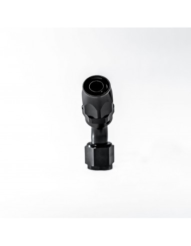 Racor AN6 Codo 45 grados Negro