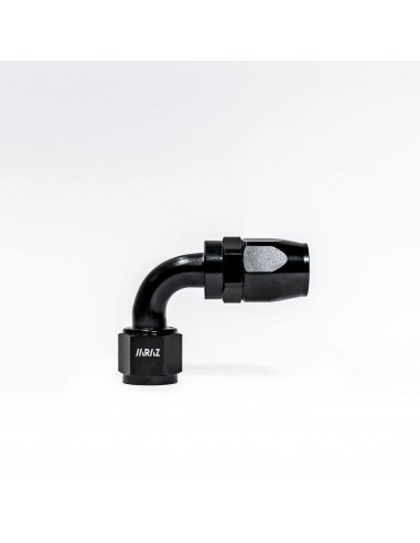 Racor AN8 Codo 90 grados Negro