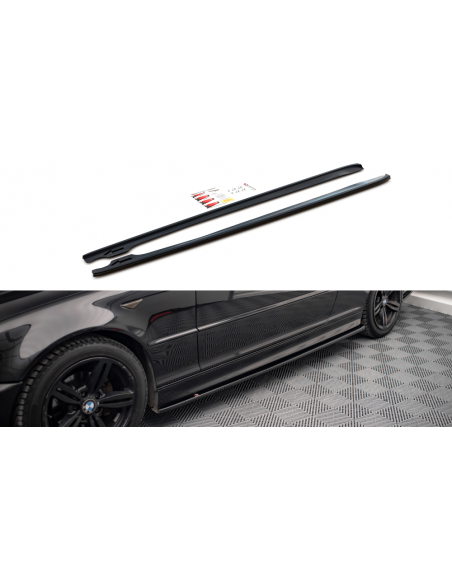 Faldones laterales V.2 BMW Serie 3 E46 Coupé (Con pack M)