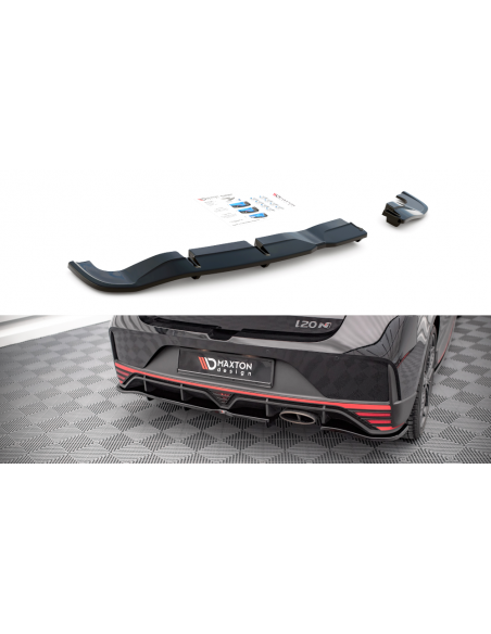Lip trasero Hyundai i20N (Con barras verticales)