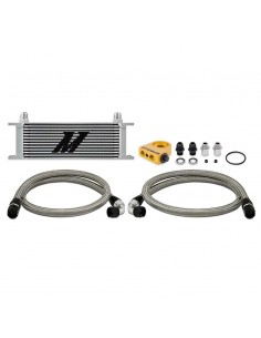 Kit radiador aceite con termostato Mishimoto universal 13 filas 2