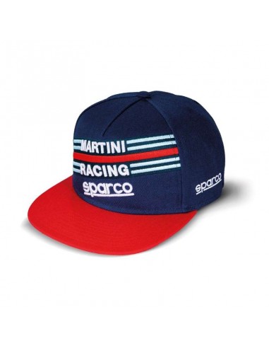 Gorra Sparco Martini Racing visera plana