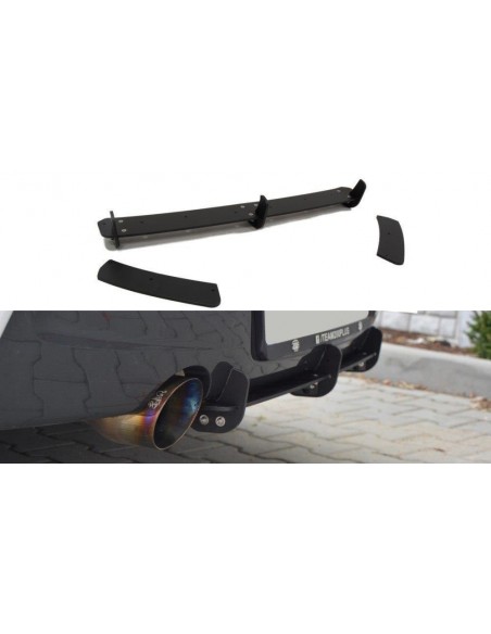 Difusor trasero Racing Durability BMW Serie 1 F20/F21 (Con Pack M)(Con lips laterales)
