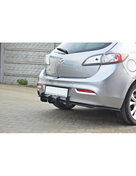 Difusor trasero Racing Durability Mazda 3 MK2 Sport (Con lips traseros laterales)