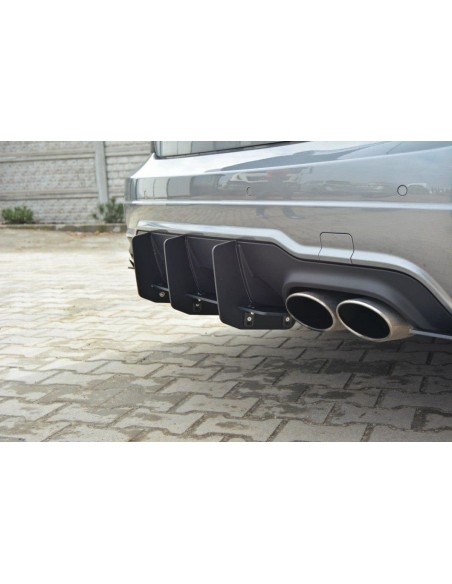 Difusor trasero Racing Durability Mercedes-Benz Clase C W204 (AMG Line)(Con lips traseros laterales)