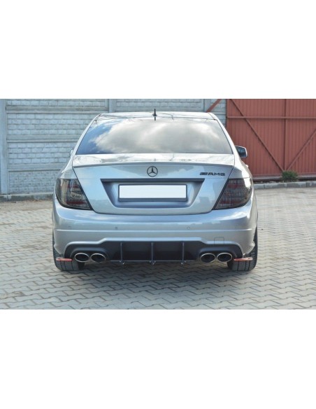 Difusor trasero Racing Durability Mercedes-Benz Clase C W204 (AMG Line)(Con lips traseros laterales)