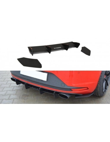 Difusor trasero Racing Durability Seat Leon Cupra 5F (Con lips traseros laterales)