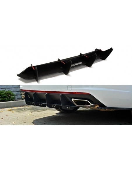 Difusor trasero Racing Durability Skoda Octavia RS Mk3 Hatchback/Familiar
