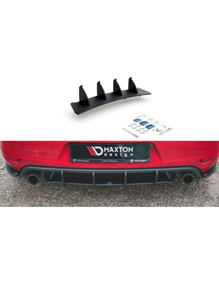 Difusor trasero Racing Durability V.2 Volkswagen Golf VI GTI