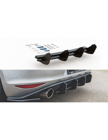 Difusor trasero Racing Durability V.2 Volkswagen Golf VII GTI