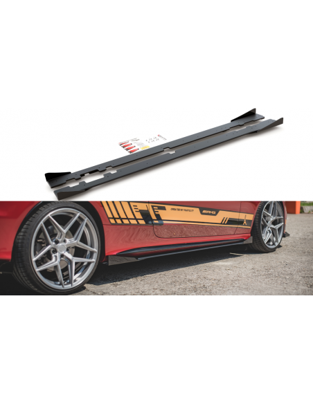 Faldones laterales Racing Durability Mercedes-Benz Clase C 43 AMG Coupe C205 (Con flaps) Faldones laterales Racing Durability Mercedes-Benz Clase C 43 AMG Coupe C205 (Con flaps)