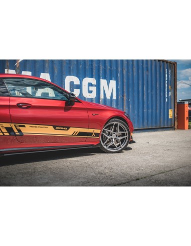 Faldones laterales Racing Durability Mercedes-Benz Clase C 43 AMG Coupe C205 (Con flaps)