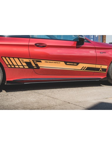 Faldones laterales Racing Durability Mercedes-Benz Clase C 43 AMG Coupe C205 (Con flaps)