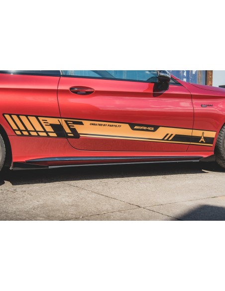 Faldones laterales Racing Durability Mercedes-Benz Clase C 43 AMG Coupe C205 (Con flaps) Faldones laterales Racing Durability Mercedes-Benz Clase C 43 AMG Coupe C205 (Con flaps)