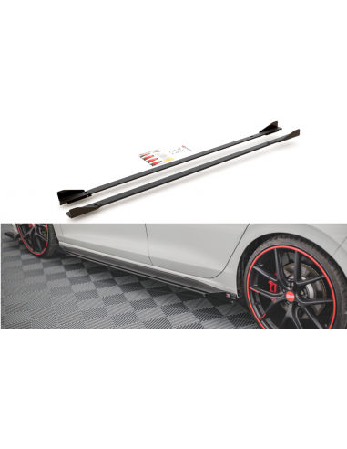 Faldones laterales Racing Durability Volkswagen Golf VIII GTI/GTI Clubsport (Con flaps)