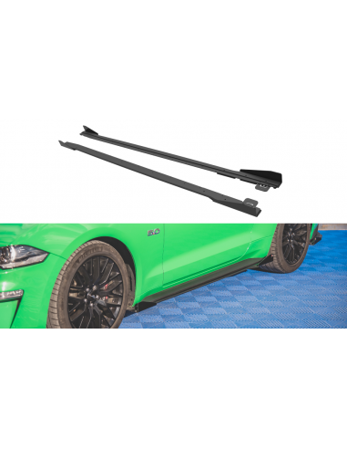 Faldones laterales Street Pro V.1 Ford Mustang GT Mk6 (Facelift)(Con flaps)