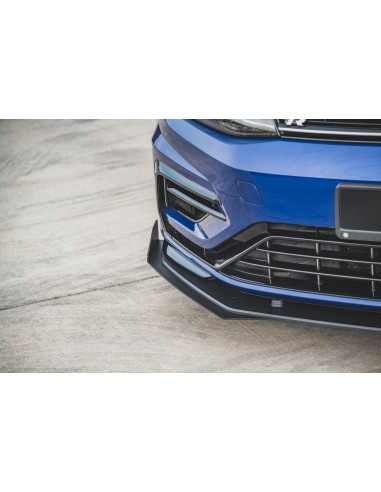 Lip delantero Racing Durability V.1 Volkswagen Golf 7 R/R-Line (Facelift)(Con flaps)