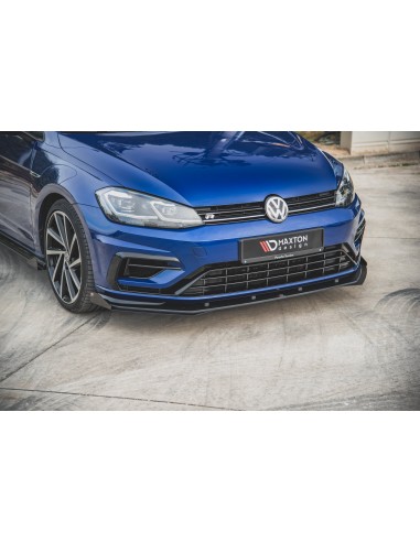 Lip delantero Racing Durability V.1 Volkswagen Golf 7 R/R-Line (Facelift)(Con flaps)