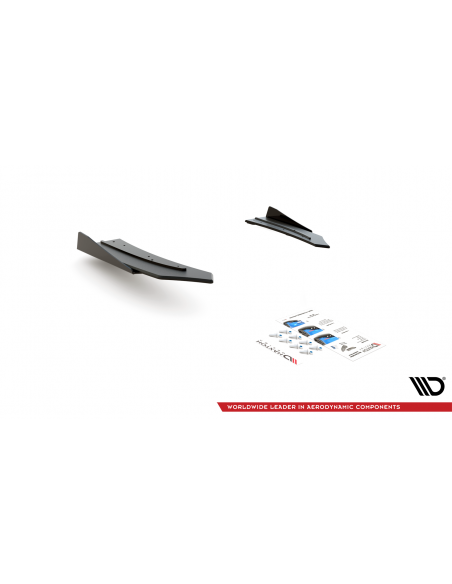 Lips traseros laterales Racing Durability Mercedes-Benz C 43 AMG Coupe C205 (Con flaps) Lips traseros laterales Racing Durability Mercedes-Benz C 43 AMG Coupe C205 (Con flaps)