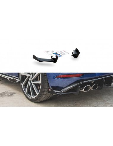 Lips traseros laterales Racing Durability Volkswagen Golf VII R (Facelift)(Con flaps)