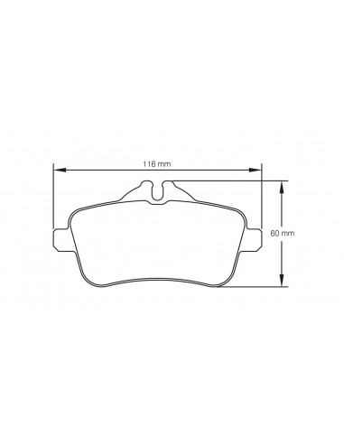 Pastillas Pagid Racing RSL29 Mercedes-Benz Clase A 45 AMG W176 traseras