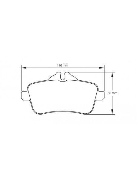 Pastillas Pagid Racing RSL29 Mercedes-Benz Clase A 45 AMG W176 traseras