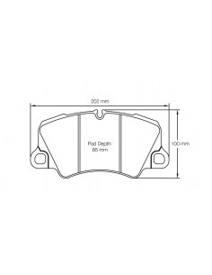 Pastillas Pagid Racing RSC1 Ferrari F8 Tributo delanteras (Discos cerámicos)