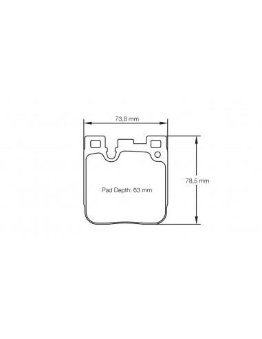 Pastillas Pagid Racing RSL29 BMW Serie 2/M2 F22/F87 traseras (Pinza Brembo)