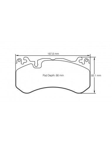 Pastillas Pagid Racing RSL29 Audi RS6 C7 delanteras