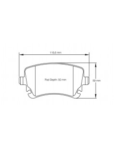 Pastillas Pagid Racing RSL19 Audi A4/S4 B8 traseras