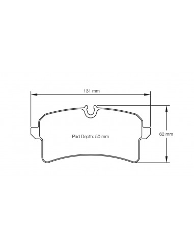 Pastillas Pagid Racing RSC1 Audi S7 C7 traseras (Discos cerámicos)
