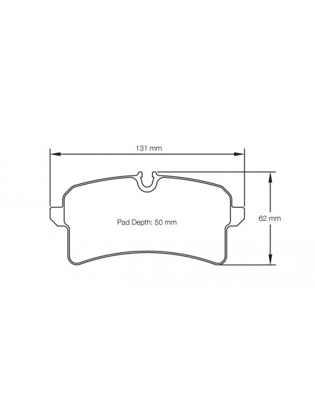 Pastillas Pagid Racing RSC1 Audi S7 C7 traseras (Discos cerámicos)
