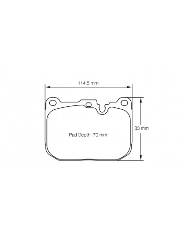 Pastillas Pagid Racing RSL1 BMW Serie 1 F20/F21 delanteras (Pinza Brembo)
