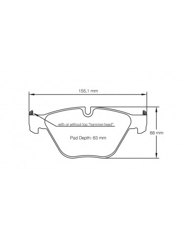 Pastillas Pagid Racing RSL1 BMW Serie 3 E90/E91/E92/E93 delanteras (Tipo 2)