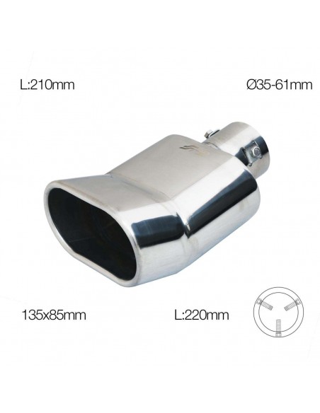 Cola de escape Simoni Racing TRX/100