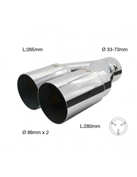 Cola de escape Simoni Racing TRX/107