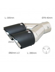 Cola de escape Simoni Racing TRX/CL (Lado izquierdo)