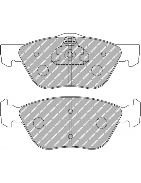 Pastillas Ferodo Racing DS2500 Alfa Romeo 155 delanteras (Tipo 1)