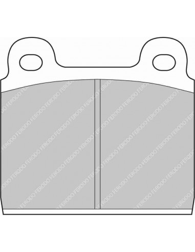 Pastillas Ferodo Racing DS2500 Lancia Stratos delanteras
