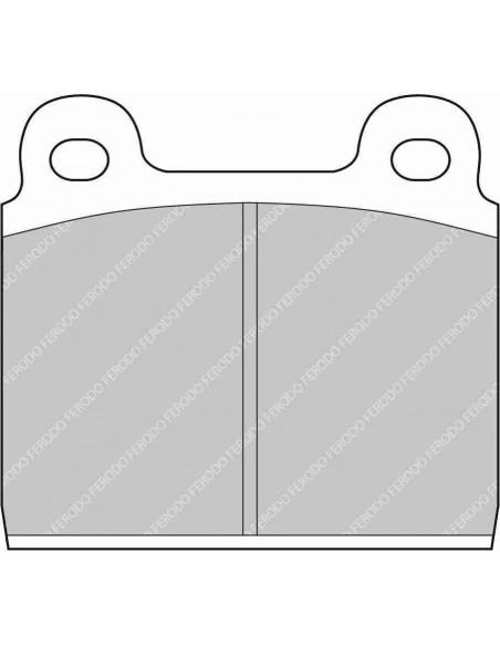 Pastillas Ferodo Racing DS2500 Lancia Stratos delanteras