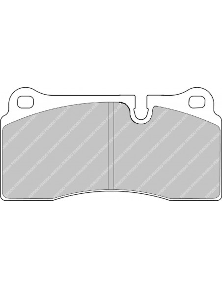 Pastillas Ferodo Racing DS2500 Audi R8 4.2/5.2 07-15 traseras