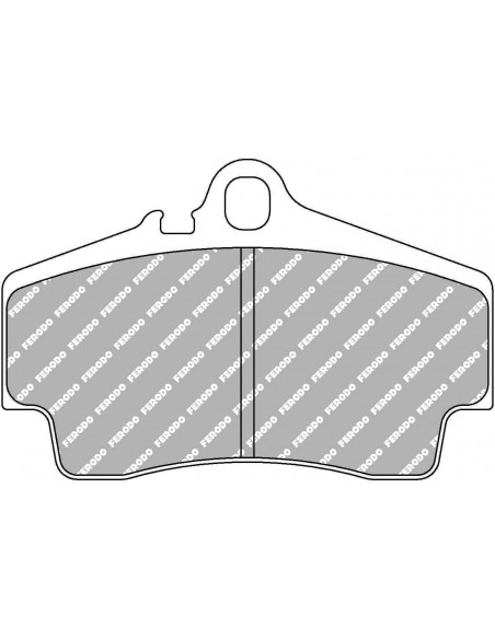 Pastillas Ferodo Racing DS3.12 Porsche Cayenne 955 traseras (Tipo 1)