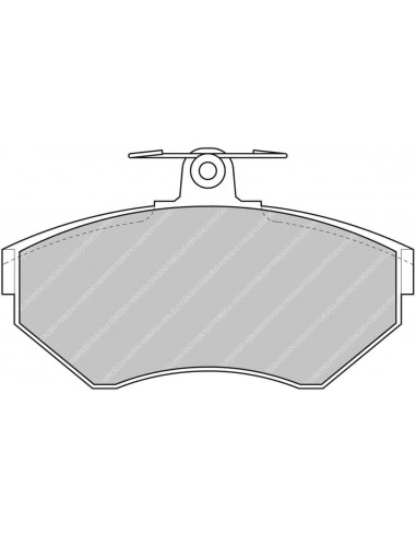 Pastillas Ferodo Racing DS2500 Seat Cordoba 6K delanteras (Tipo 7)