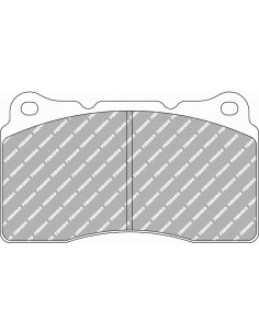 Pastillas Ferodo Racing DS3000 Volkswagen Touareg 7L delanteras (Tipo 2)