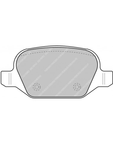 Pastillas Ferodo Racing DS2500 Alfa Romeo 147 traseras