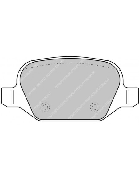 Pastillas Ferodo Racing DS2500 Alfa Romeo 147 traseras